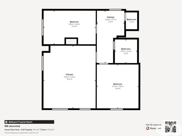 Pronájem bytu 3+kk, Kolín, Janovická, 75 m2