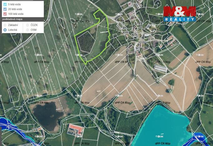 Prodej pole, Petrovice - Žemličkova Lhota, 6129 m2