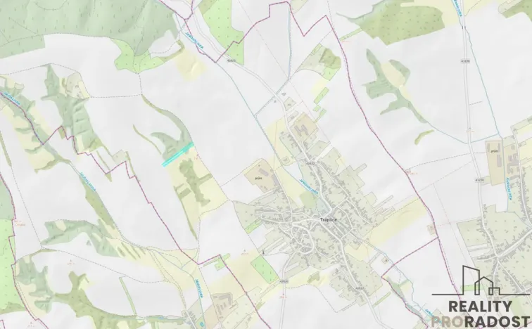 Prodej louky, Traplice, 4459 m2