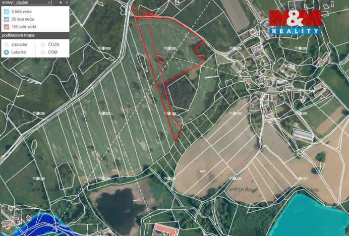 Prodej pole, Petrovice - Žemličkova Lhota, 13374 m2