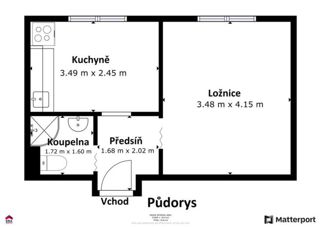 Pronájem bytu 1+1, Beroun - Beroun-Město, S. K. Neumanna, 30 m2