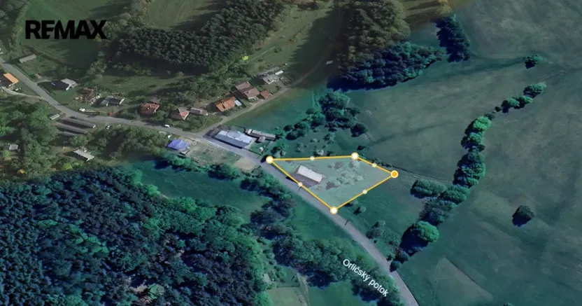 Prodej pozemku pro bydlení, Orličky, 1900 m2