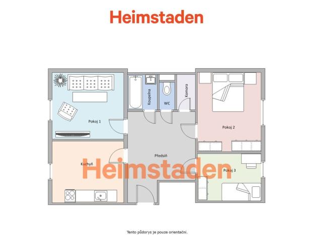 Pronájem bytu 3+1, Havířov - Město, Vardasova, 74 m2