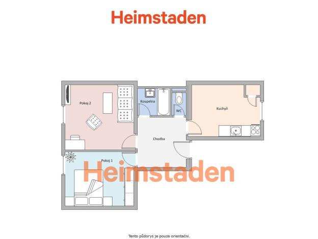 Pronájem bytu 2+1, Havířov - Město, Marxova, 67 m2
