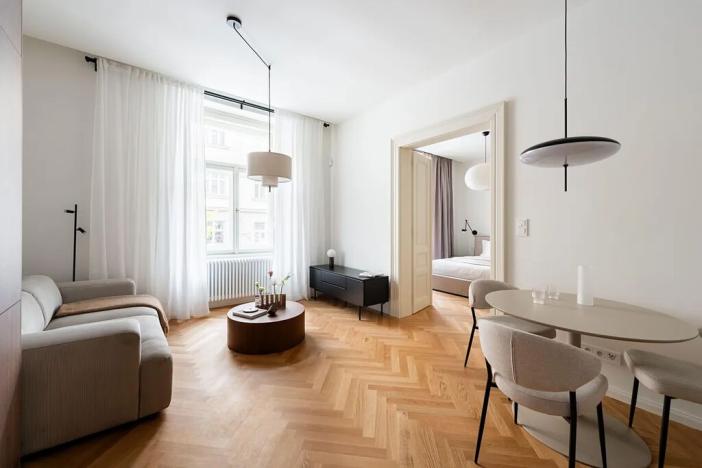 Pronájem bytu 2+kk, Praha - Vinohrady, Moravská, 53 m2