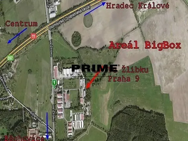 Pronájem kanceláře, Praha - Horní Počernice, Ve žlíbku, 145 m2