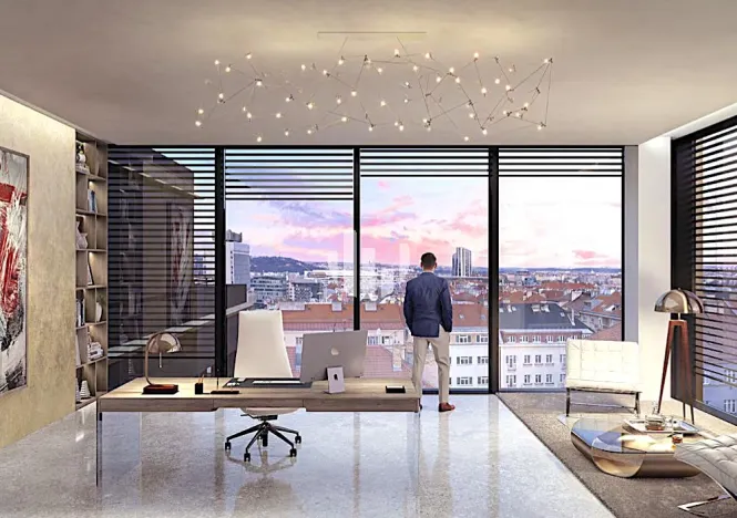 Pronájem kanceláře, Praha - Nusle, Na Pankráci, 1450 m2