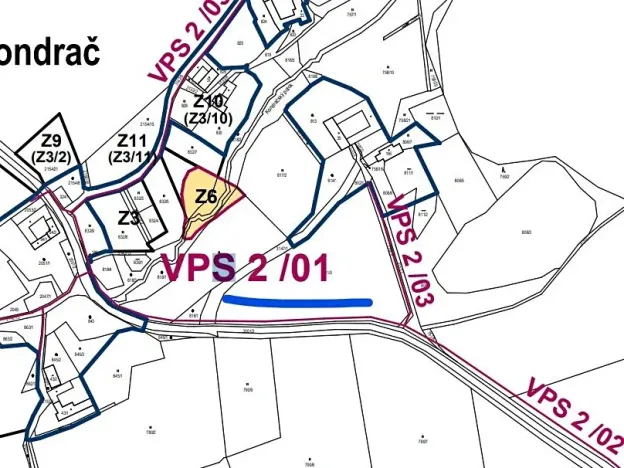 Dražba pozemku pro bydlení, Kamenná, 2542 m2