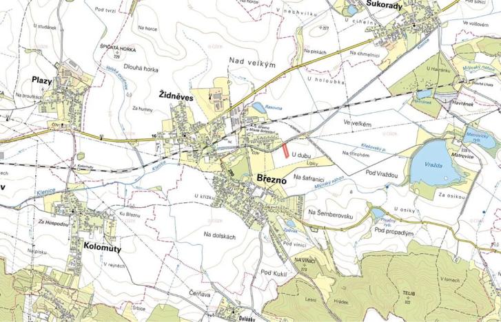 Prodej pole, Březno, 4837 m2