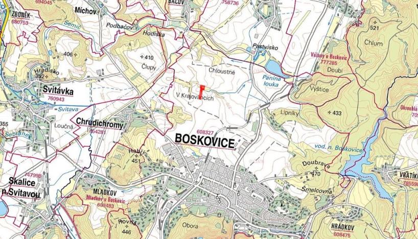 Prodej pole, Boskovice, 11144 m2