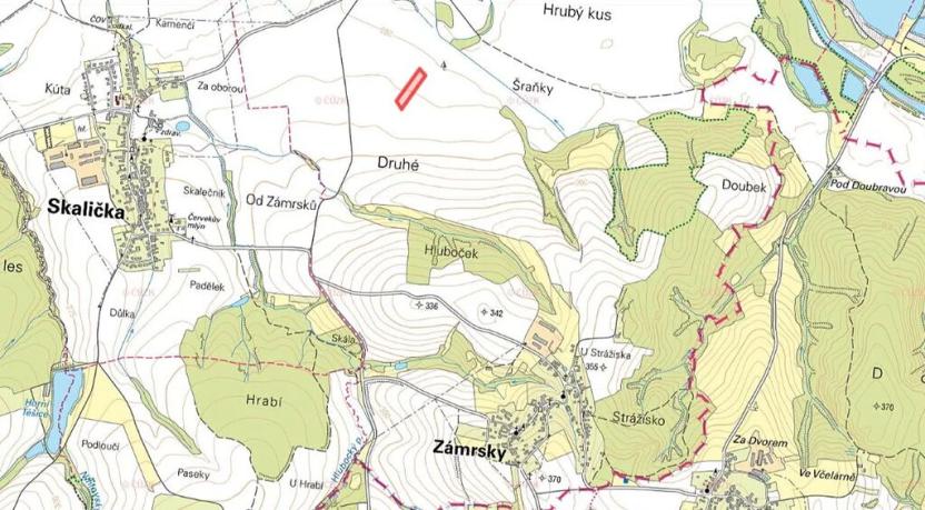 Prodej pole, Zámrsky, 10570 m2