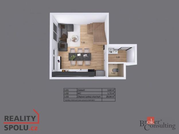 Prodej bytu 3+kk, Praha - Letňany, Kuželova, 92 m2