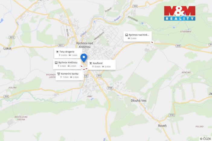 Pronájem kanceláře, Rychnov nad Kněžnou, Havlíčkova, 55 m2