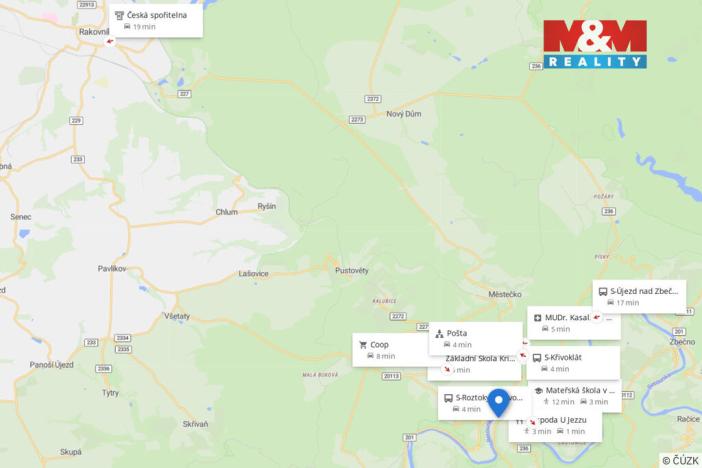 Prodej zahrady, Roztoky, 522 m2