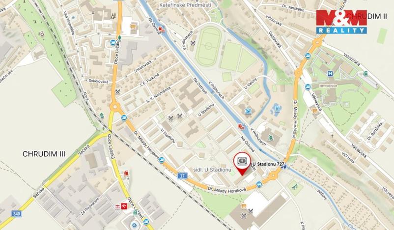 Prodej bytu 4+1, Chrudim - Chrudim III, U Stadionu, 80 m2