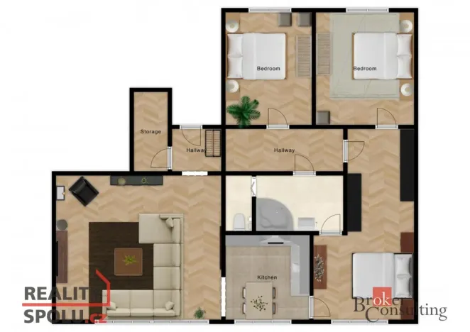 Prodej bytu 4+kk, Kladno - Kročehlavy, Litevská, 91 m2