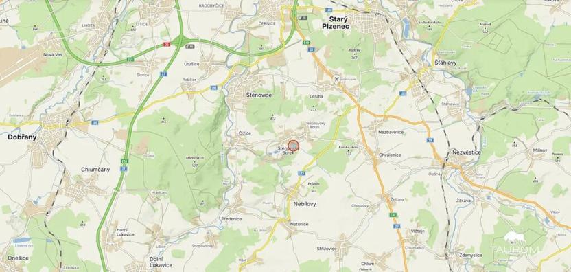 Prodej pozemku pro bydlení, Štěnovický Borek, 1500 m2