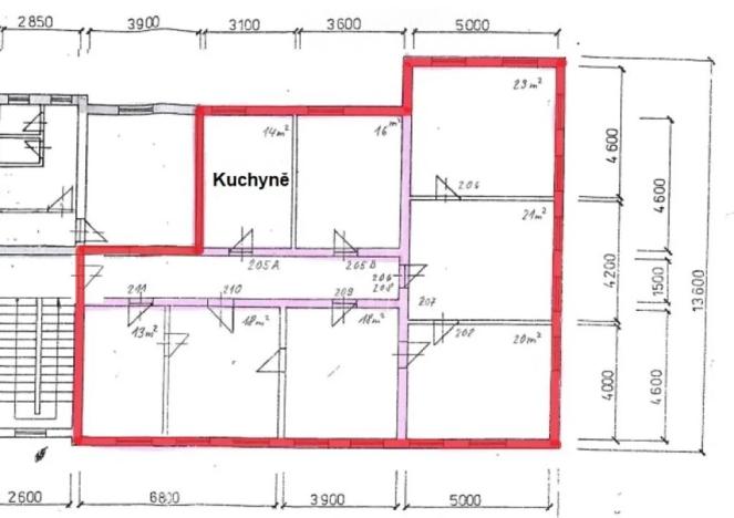 Pronájem kanceláře, České Budějovice, Mánesova, 143 m2