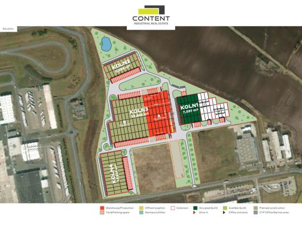 Pronájem výrobních prostor, Ovčáry, 30000 m2