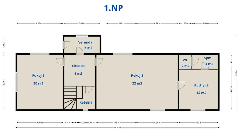 Prodej rodinného domu, Smečno, Slánská, 258 m2