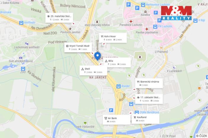 Prodej bytu 3+1, Plzeň, Bolevecká, 74 m2