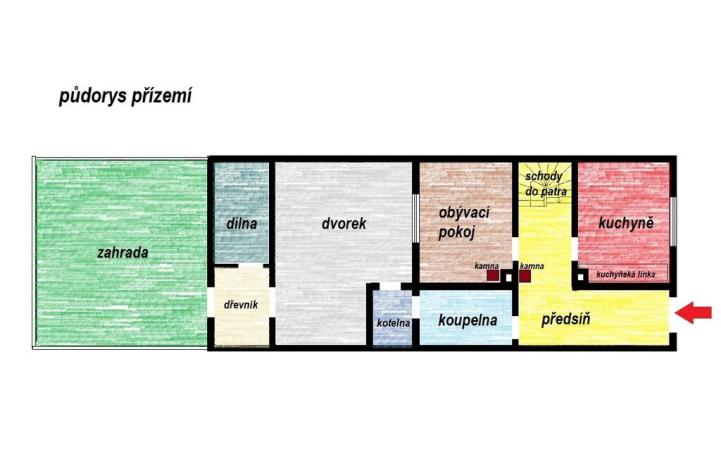 Prodej rodinného domu, Kladno, Tuchoraz, 150 m2