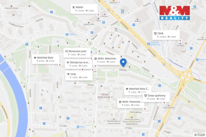 Prodej bytu 3+1, České Budějovice - České Budějovice 3, Plzeňská, 66 m2