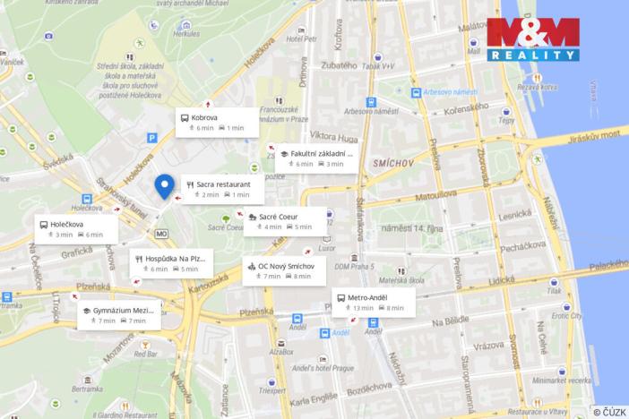 Prodej obchodního prostoru, Praha - Smíchov, Kobrova, 276 m2