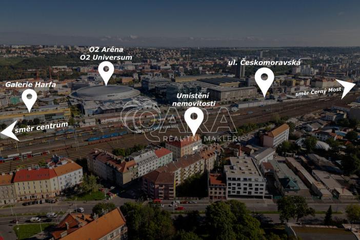 Prodej bytu 2+1, Praha - Vysočany, Novovysočanská, 50 m2