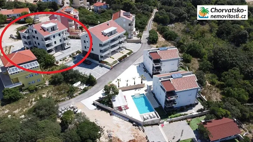 Prodej bytu 3+kk, Gajac, Chorvatsko, 53 m2