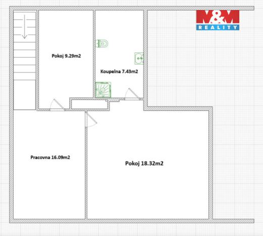 Pronájem bytu 5+kk, Milovice, Letecká, 100 m2