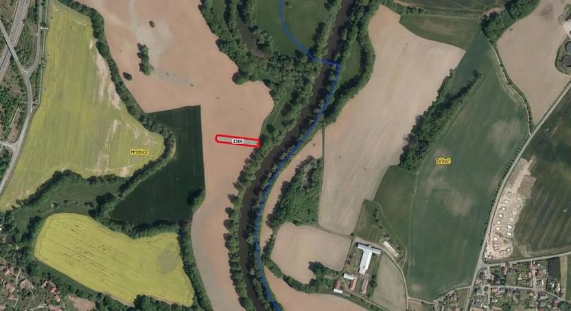 Prodej pole, Hrobice, 2419 m2