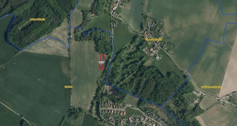 Prodej pole, Lipoltice, 2445 m2