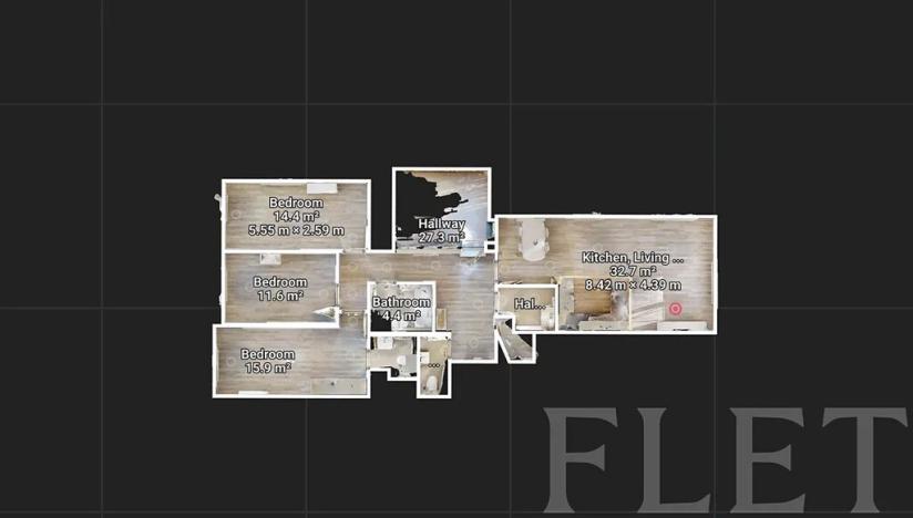 Pronájem bytu 4+kk, Praha - Střížkov, Zakšínská, 108 m2