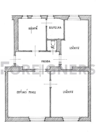 Pronájem bytu 3+1, Pardubice, Železničního pluku, 80 m2