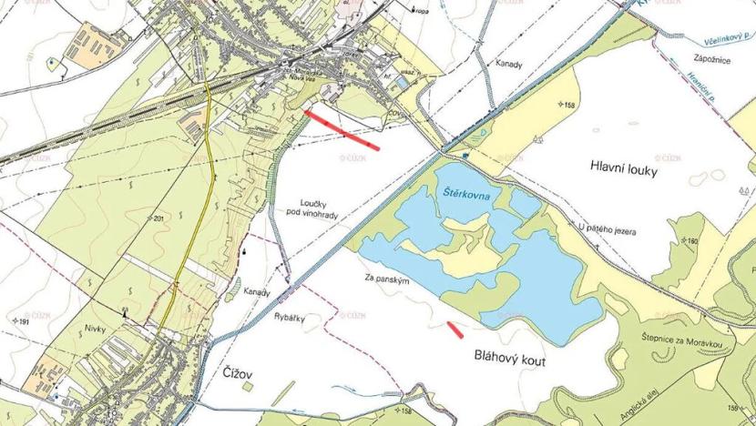 Prodej pole, Moravská Nová Ves, 6078 m2