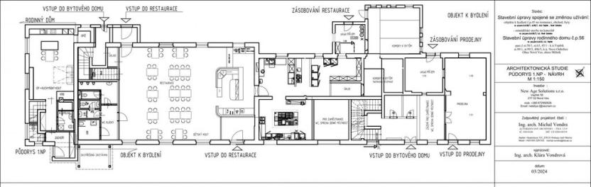 Prodej vícegeneračního domu, Nová Ves - Vepřek, 586 m2