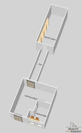 Prodej vinného sklepa, Hrušky, 35 m2