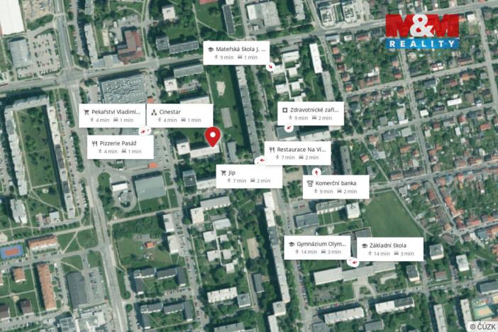Pronájem bytu 3+1, České Budějovice - České Budějovice 2, Větrná, 70 m2