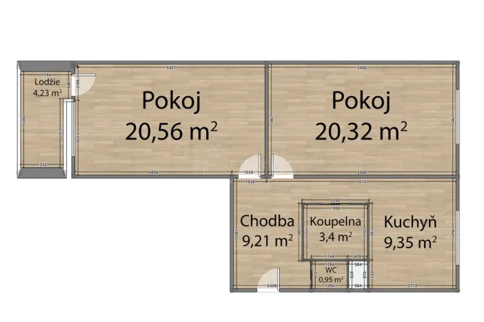 Prodej bytu 2+1, Nýrsko, Jiráskova, 64 m2