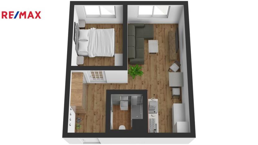 Pronájem bytu 2+kk, Březnice, Rožmitálská, 40 m2