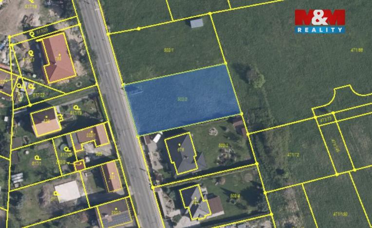 Prodej pozemku pro bydlení, Kly, 1068 m2