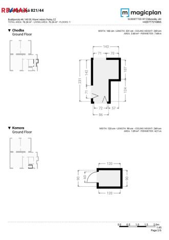 Prodej bytu 3+1, Praha - Krč, Budějovická, 77 m2