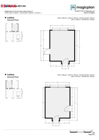 Prodej bytu 3+1, Praha - Krč, Budějovická, 77 m2