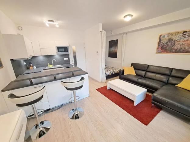 Pronájem bytu 1+kk, Brno, Poříčí, 35 m2