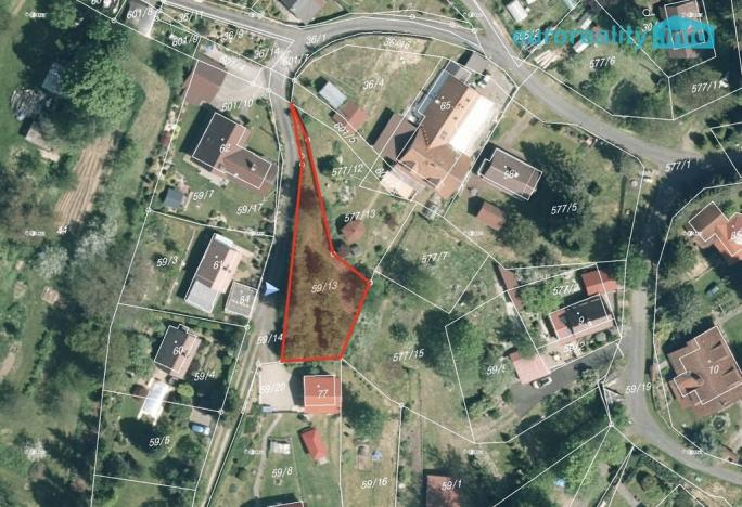 Prodej pozemku pro bydlení, Zádub-Závišín, 482 m2