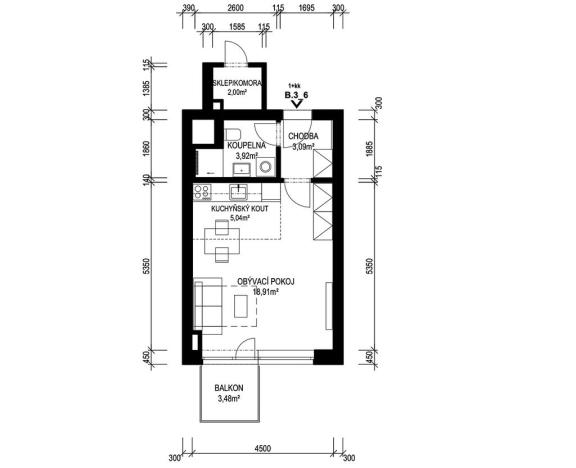 Pronájem bytu 1+kk, Litomyšl, Z. Kopala, 36 m2