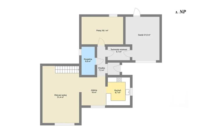 Prodej rodinného domu, Černé Voděrady, Zvánovická, 237 m2