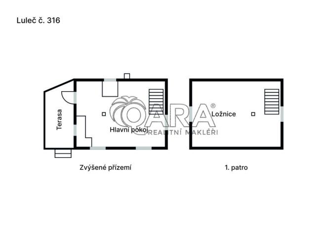 Prodej chaty, Luleč, 35 m2