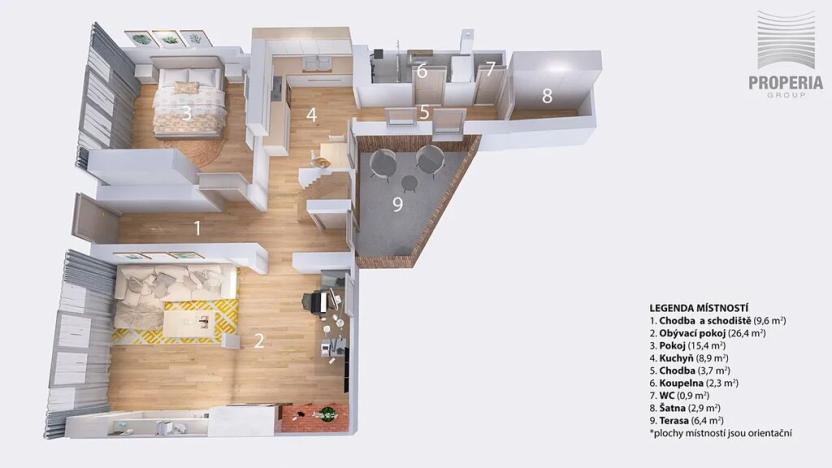 Prodej bytu 4+1, Nedvědice, 127 m2